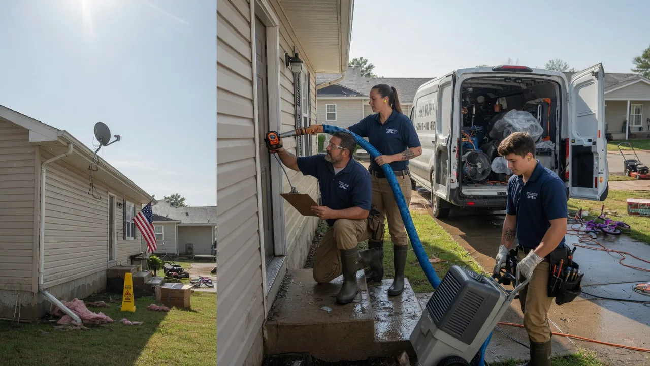 Ceiling Water Damage Restoration in Silver Lake, KS near me